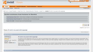 
                            5. Gelöst PC wird in my.avast nicht angezeigt - AVADAS Forum - AVADAS ...