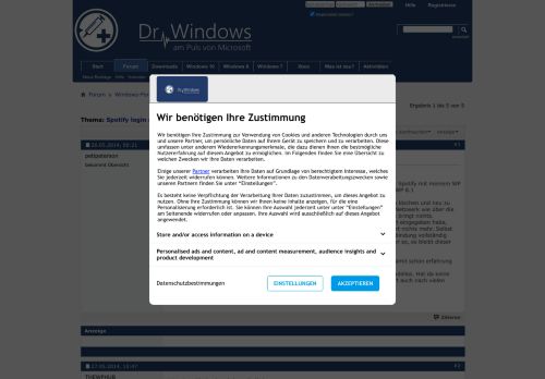 
                            6. [gelöst] Spotify login nicht möglich - Dr. Windows