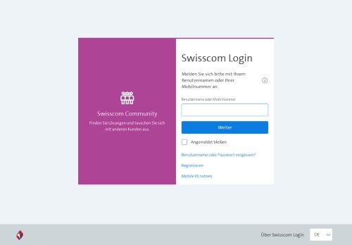 
                            3. Gelöst: Swisscom TV Air login funktionniert nicht | Swisscom Community