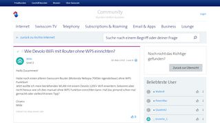 
                            11. Gelöst: Wie Devolo WLAN mit Router ohne WPS einrichten ...