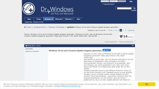 
                            6. [gelöst] Windows 10 ist nach Creators-Update langsam geworden ...