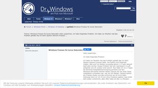 
                            5. [gelöst] Windows Freezes für kurze Sekunden - Dr. Windows