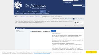 
                            11. [gelöst] Windows Update / Avira Anti Vir - Dr. Windows