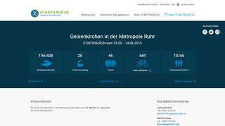 
                            1. Gelsenkirchen in der Metropole Ruhr - Stadtradeln