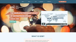 
                            13. GEM Global Entrepreneurship Monitor