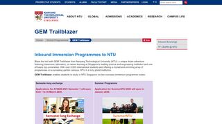
                            9. GEM Trailblazer - Global NTU - Nanyang Technological University