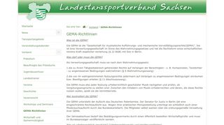 
                            12. GEMA-Richtlinien | LTVS – Landestanzsportverband Sachsen e.V.