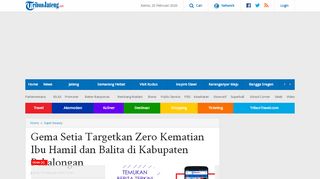 
                            12. Gema Setia Targetkan Zero Kematian Ibu Hamil dan Balita di ...