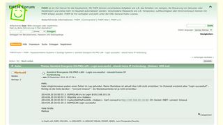 
                            7. Gembird Energenie EG-PM2-LAN - Login successful - obwohl keine IP ...