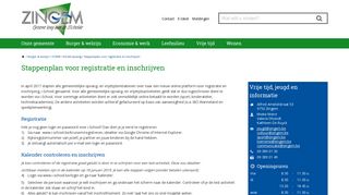 
                            12. Gemeente Zingem :: Stappenplan voor registratie en inschrijven