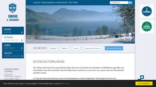 
                            11. Gemeinde Gmund am Tegernsee | Datenschutzerklärung |