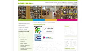 
                            2. Gemeinde Neubiberg: Gemeindebibliothek