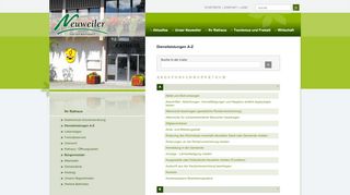 
                            1. Gemeinde Neuweiler | Dienstleistungen A-Z