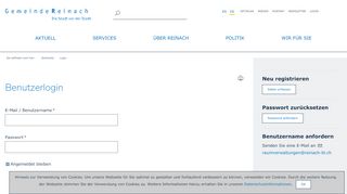 
                            7. Gemeinde Reinach BL - Login