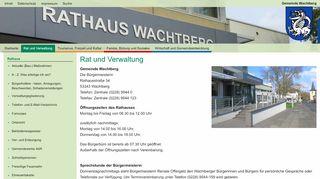 
                            13. Gemeinde Wachtberg - Rat und Verwaltung