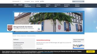 
                            2. Gemeinde Zornheim | Gemeindeverwaltung