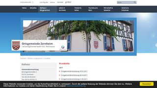 
                            6. Gemeinde Zornheim | Protokolle