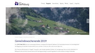 
                            8. Gemeindewochenende 2019 | EGW Steffisburg