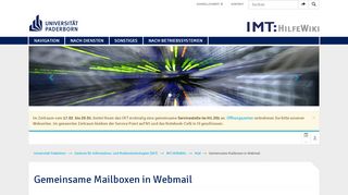
                            8. Gemeinsame Mailboxen in Webmail – IMT:HilfeWiki