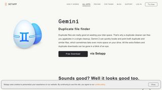 
                            3. Gemini on Setapp | Duplicate file finder