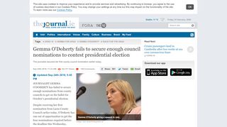 
                            7. Gemma O'Doherty fails to secure enough council nominations to ...
