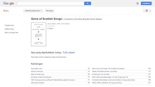 
                            9. Gems of Scottish Songs: A Collection of the Most Beautiful Scotch ... - Keputusan Buku Google