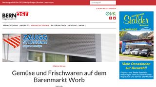 
                            12. Gemüse und Frischwaren auf dem Bärenmarkt Worb - Bern-Ost