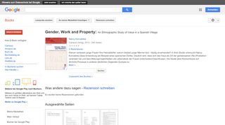 
                            8. Gender, Work and Property: An Ethnographic Study of Value in a ... - Google Books-Ergebnisseite