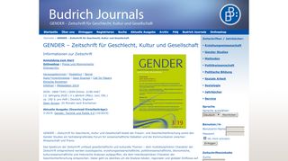 
                            5. GENDER – Zeitschrift für Geschlecht, Kultur und Gesellschaft