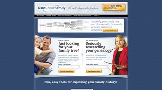 
                            2. Genealogy & Family Tree at OneGreatFamily.com