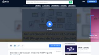 
                            7. Generación de Cubos en el Sistema PAE (Programa de Apoyo al by ...