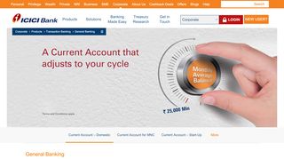 
                            1. General Banking - Corporate Banking - Accounts - ICICI Bank