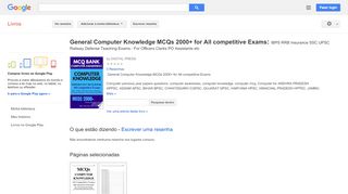 
                            10. General Computer Knowledge MCQs 2000+ for All competitive Exams: ...