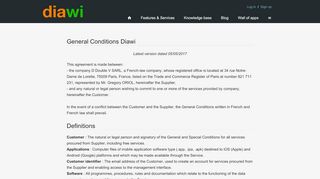 
                            8. General conditions - Diawi - Development and In-house Apps ...