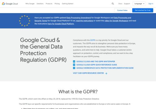 
                            9. General Data Protection Regulation (GDPR) | Google Cloud
