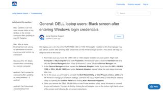 
                            10. General: DELL laptop users: Black screen after entering Windows ...