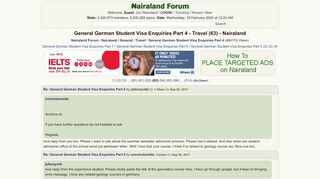 
                            12. General German Student Visa Enquiries Part 4 - Travel (63 ...