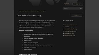 
                            4. General Glyph Troubleshooting – Trion Worlds Support Center