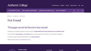 
                            9. General Information | NECHE Reaccreditation 2018 | Amherst College