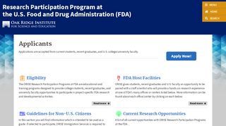 
                            13. General Information | Research Participation Programs at the FDA