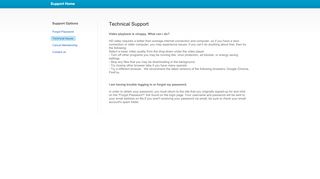 
                            2. general login issues - Customer Support