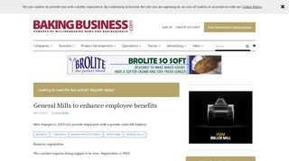 
                            10. General Mills to enhance employee benefits | 2018-08-29 | Baking ...