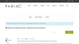 
                            12. General template issues, questions and problems - Kunena - PADIA ...