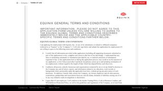 
                            10. General Terms Conditions | Equinix