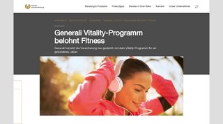 
                            5. Generali Vitality-Programm belohnt Fitness - DVAG