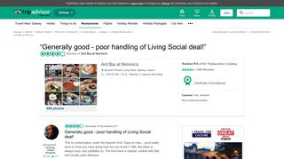 
                            6. Generally good - poor handling of Living Social deal! - Traveller ...