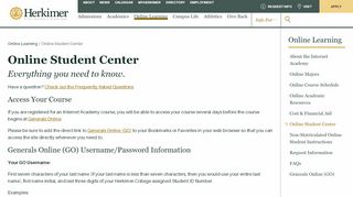 
                            1. Generals Online Student Center » Herkimer College