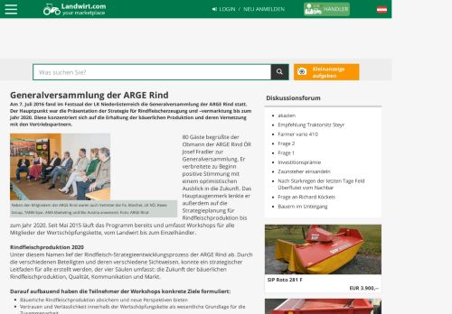 
                            7. Generalversammlung der ARGE Rind - Landwirt.com