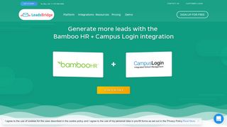 
                            6. Generate more leads with the Bamboo HR + Campus Login integration