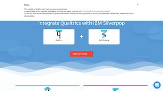 
                            8. Generate more leads with the Qualtrics + IBM Silverpop integration ...